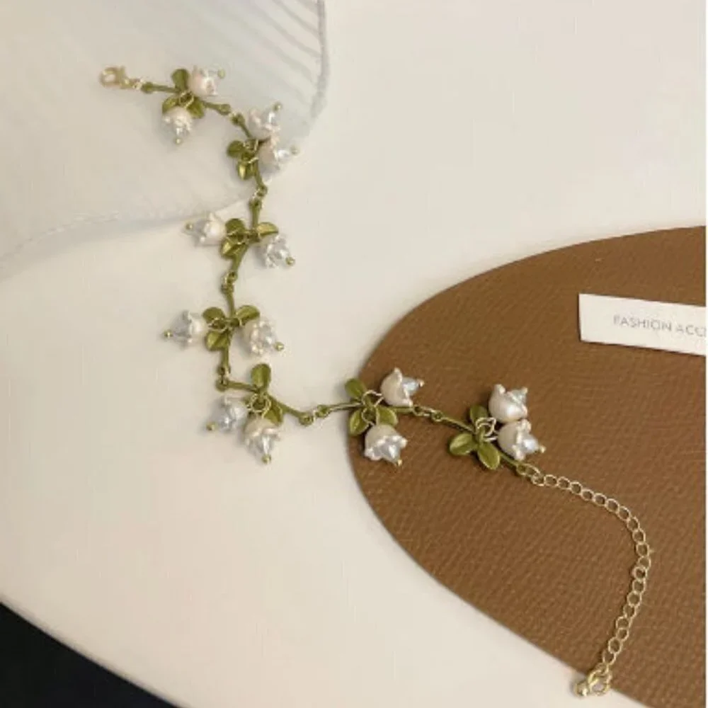 Delicate Lily of the Valley Bracelet for Women - NEW
